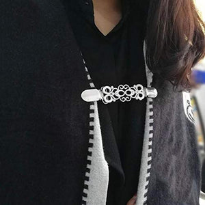 NATUCE 5 Pezzi Cardigan Clip Retro Fiori Maglione Scialle Colletto... - Ilgrandebazar