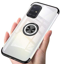 Carica l'immagine nel visualizzatore di Gallery, ZHIYIJIA per Cover Samsung Galaxy A51 Ring 360°Regolabile A51, Nero
