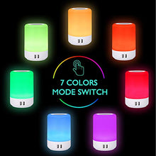 Carica l&#39;immagine nel visualizzatore di Gallery, Lampada da tavolo USB, lampada comodino a LED con 4 porte di Usb Lamp - Ilgrandebazar