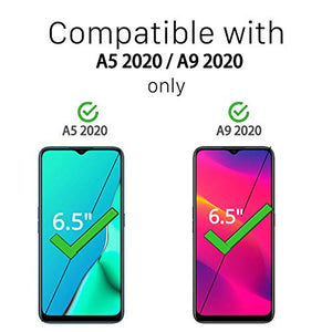 Ferilinso Vetro Temperato per Oppo A5 2020/ A9 2020 Pellicola 3 pcs