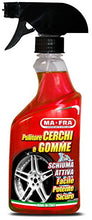 Carica l'immagine nel visualizzatore di Gallery, Mafra, Pulitore Cerchi e Gomme, Deterge e Sgrassa gli Pneumatici delle Auto, Utilizzabile con Schiuma o Senza Schiuma, Formato 500ml