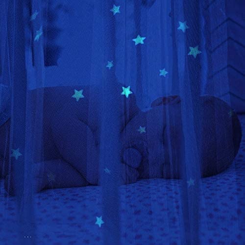 Decorazione Camera Bambini Baldacchino Per Letto Bambina In Cotone - Tenda Romantica 280cm Con Zanzariera Tenda Per Letto Bambini