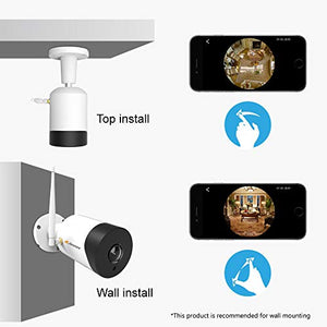 Jennov - Telecamera di sicurezza wireless 5MP Cam Panoramica A 360 Gradi.