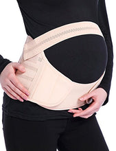 Carica l'immagine nel visualizzatore di Gallery, Sancomo Fascia Gravidanza Sostegno Addominale Traspirante Elastica, Cintura Maternità Regolabile (XXL)