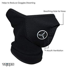 Carica l&#39;immagine nel visualizzatore di Gallery, TRIXES Passamontagna a Mezza Faccia e Scaldacollo - Vello e Neoprene -... - Ilgrandebazar