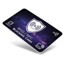 Carica l'immagine nel visualizzatore di Gallery, ORBITY Carta di Blocco con Avanzato Sistema di Protezione RFID &amp; NFC - Proteggi Carte di Credito Contactless. (OrbityCard)