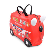 Carica l'immagine nel visualizzatore di Gallery, Trunki Valigia Cavalcabile Per Bambini - I Veicoli Rosso