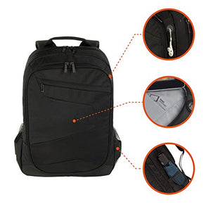 Tucano Lato Zaino per MacBook PRO e Notebook Fino a 17" [PC] Nero