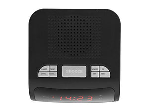 Smartwares CL-1459 Radiosveglia con Radio FM PLL, Nero