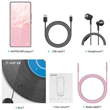 Carica l&#39;immagine nel visualizzatore di Gallery, AGPTEK Lettore MP3 16 GB con Bluetooth 4.2, Musicale Audio Rosa