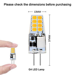 AGOTD Lampadina LED G4, 3W Equivalente a 30W Lampada Alogena, Bianco Caldo... - Ilgrandebazar