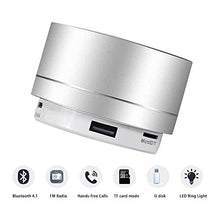 Carica l'immagine nel visualizzatore di Gallery, Altoparlante portatile Bluetooth con bassi potenti, gamma di connessione...