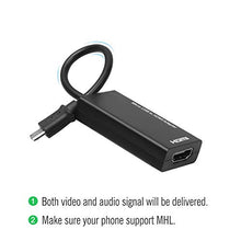 Carica l&#39;immagine nel visualizzatore di Gallery, Convertitore Micro USB a HDMI, Adattatore Cavo da MHL a HDMI con Uscita Nero - Ilgrandebazar