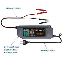 Carica l&#39;immagine nel visualizzatore di Gallery, ERAYAK 3.0A 6V/12V Caricabatterie Carica Batteria per Auto e Moto Automatico... - Ilgrandebazar