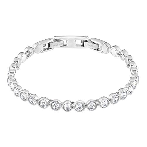 Swarovski Bracciale Tennis, Cristallo Bianco, Rodiato, da Donna - Ilgrandebazar