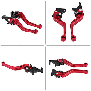 1 paio leve leva freno frizione 7/8", universale Keenso Red - Ilgrandebazar