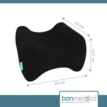 Carica l&#39;immagine nel visualizzatore di Gallery, bonmedico Cuscino Ergonomico per Ginocchio e Gambe, in Memory Nero - Ilgrandebazar