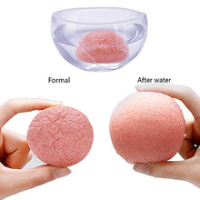 Carica l&#39;immagine nel visualizzatore di Gallery, Konjac Spugna, 5 Pezzi Miss Gorgeous Spugna Viso e Corpo con Tè Verde, 100%... - Ilgrandebazar