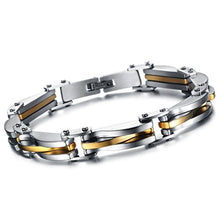 Carica l&#39;immagine nel visualizzatore di Gallery, OIDEA Bracciale Braccialetto per Uomo Catena in Acciaio Inox... - Ilgrandebazar
