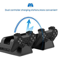 Carica l&#39;immagine nel visualizzatore di Gallery, RegeMoudal PlayStation Supporto Verticale per PS4 Pro/ Slim/ PS4,con Nero