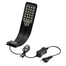 Carica l&#39;immagine nel visualizzatore di Gallery, NICREW Luce Acquario Ultrasottile, Mini Lampada con 24 LEDs Nero