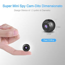 Carica l&#39;immagine nel visualizzatore di Gallery, Mini Telecamera Spia Nascosta,MHDYT HD 1080P Portatile Micro Cop Spy Cam con...
