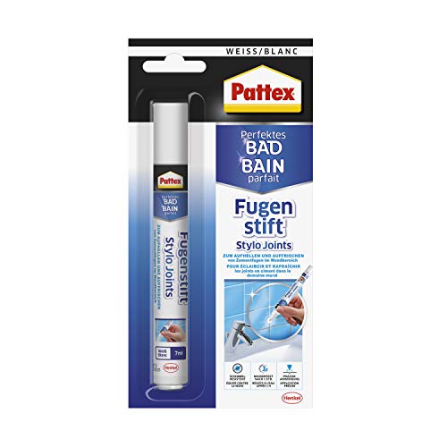 Pattex, PFS7 - Pennarello sbiancante per fughe, colore: bianco, 1 pezzo - Ilgrandebazar