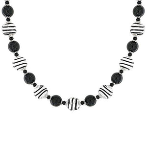 Venetiaurum - Collana Girocollo Donna Con Perle In Vetro Originale Di Murano...
