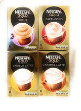 Carica l'immagine nel visualizzatore di Gallery, NESCAFE - Confezione da 4 confezioni miste per cappuccino dorato, vaniglia...