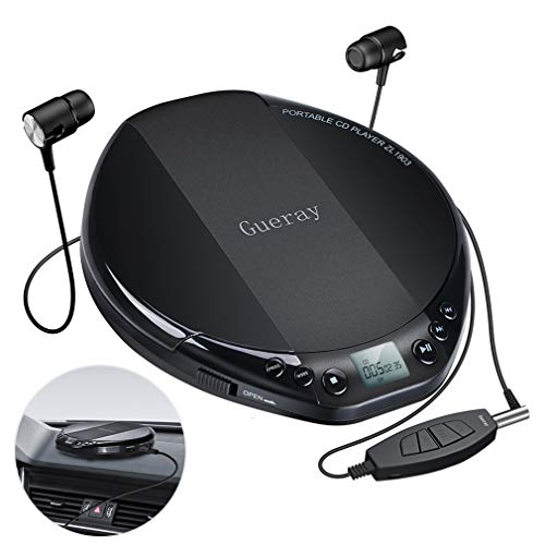 Gueray Lettore CD Portatili con Cuffia HiFi Portatile