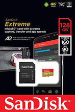 Carica l&#39;immagine nel visualizzatore di Gallery, SanDisk Extreme Scheda di Memoria microSDXC da 128 GB e adattatore SD 128