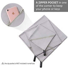 Carica l'immagine nel visualizzatore di Gallery, Eono by Amazon - Asciugamano in Microfibra, XL - 180cm x 90 cm, Grigio