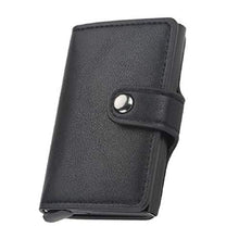 Carica l'immagine nel visualizzatore di Gallery, LOTHUS Porta Carte Di Credito Slim RFID 2a Generazione Portafoglio Pelle Nero - Ilgrandebazar