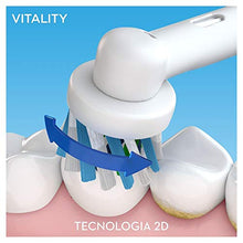 Carica l'immagine nel visualizzatore di Gallery, Oral-B Vitality 100 Spazzolino Elettrico Ricaricabile, 1 Manico Nero, 1 Nero