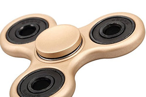 OKLM Fidget Spinner gadget antistress rotante con rondella centrale in blu - Ilgrandebazar