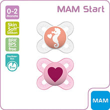 Carica l'immagine nel visualizzatore di Gallery, MAM - Succhietti in silicone Perfect Start, con custodia, per bambini...