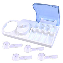 Carica l&#39;immagine nel visualizzatore di Gallery, YANSHON Porta Spazzolino Oral B Elettrico 5pz Testine B Copri... - Ilgrandebazar