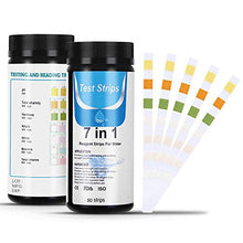 Carica l&#39;immagine nel visualizzatore di Gallery, Dustgo 7 in 1 Strisce Acqua Piscina con 50 pcs Cartine Tornasole 50 PCS
