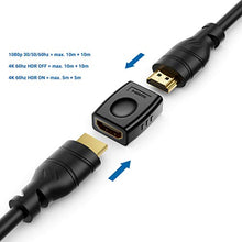 Carica l'immagine nel visualizzatore di Gallery, deleyCON HDMI Adattatore Frizione Connettore - 2x Standard Femmina Tipo... - Ilgrandebazar