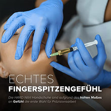 Carica l'immagine nel visualizzatore di Gallery, HARD 100 guanti monouso guanti in nitrile, senza polvere e lattice, guanti medici, taglia M, blu