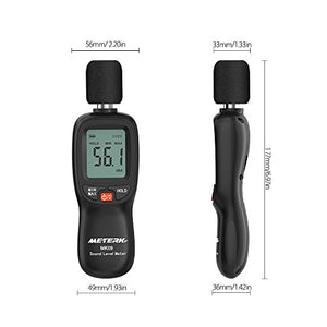 Fonometro Meterk Gamma 30-130dB a Risposta Rapida Ampio Schermo... - Ilgrandebazar