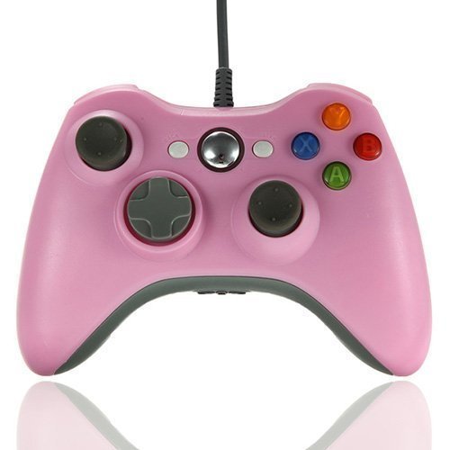 Xbox 360 Game Controller USB Wired Gamepad Joystick Joypad for PINK