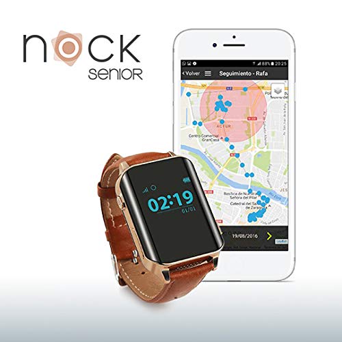 NEKI GLOBAL Nock Senior – Orologio Tracker GPS per Alzheimer O Anziani –