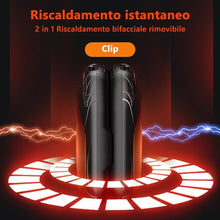 Carica l&#39;immagine nel visualizzatore di Gallery, 2 Pezzi Scaldamani Elettrico 6000 mAh,OUTJUT Scaldamani Ricaricabile Portatile con 3 Livelli di Riscaldamento Fino a 55 ℃ Scaldamani USB a Ricarica Rapida per Caccia, Golf, Campeggio, Tenere al caldo