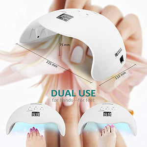 NAVANINO Lampada UV LED, Può Curare Rapidamente i Raggi Gel gel... - Ilgrandebazar