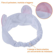 Carica l&#39;immagine nel visualizzatore di Gallery, Lictin Pennello Maschera Viso - 2 Spazzola + 1 Bella Fascia bianco