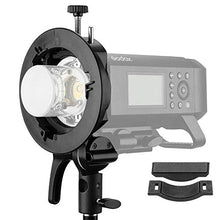 Carica l&#39;immagine nel visualizzatore di Gallery, Godox S2 - Supporto Speedlite con attacco Bowens per Flash Snoot...