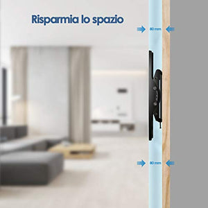 SIMBR Staffa TV a Parete Supporto a Muro per 26 a 75 Pollici LCD LED Plasma...