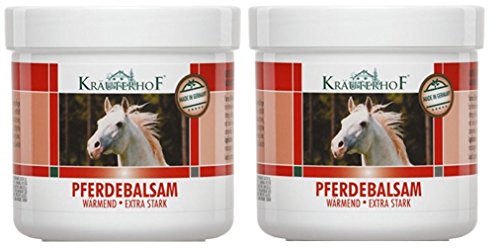 Kräuterhof Balsamo del cavallo gel riscaldante extra forte 2 confezioni da... - Ilgrandebazar