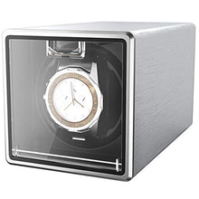 Carica l'immagine nel visualizzatore di Gallery, CRITIRON Watch Winder 1+0, Scatola Carica Orologio Automatico, Super Argento - Ilgrandebazar